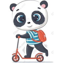 Playful Panda Scooter