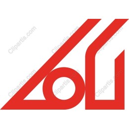 Modern Geometric - Red /