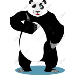 Cute Playful Panda