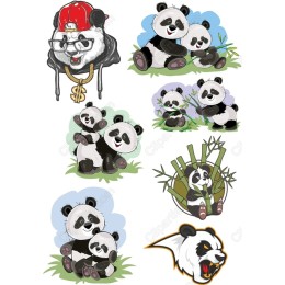 Panda Clipart Set: Adorable s