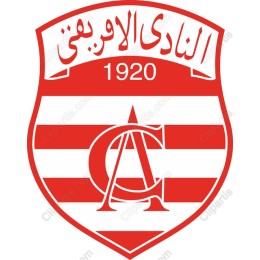 Classic Red and White Sports Emblem