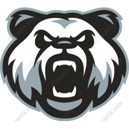 Fierce Bear Head