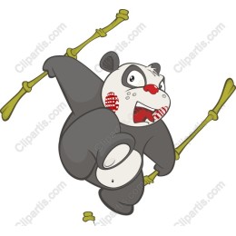 Funky Panda Clipart