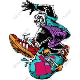 Dynamic Panda Skater