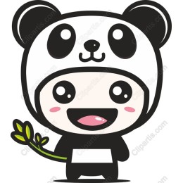 Cheerful Panda Character