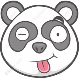 Playful Panda Face