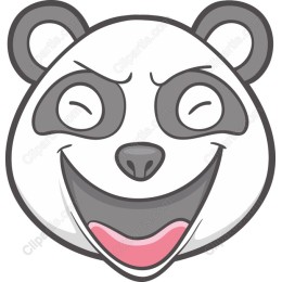 Cheerful Panda Face