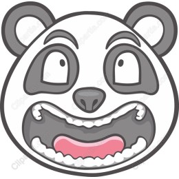 Quirky Panda Face