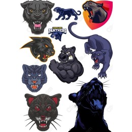 Panther Set - High-Quality Cliparts