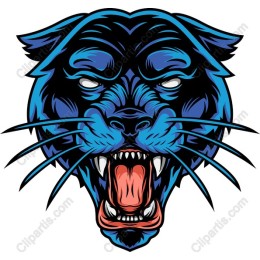 Fierce Roaring Panther Head