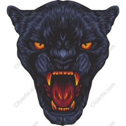 Fierce Roaring Panther