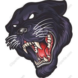 Fierce Panther Head