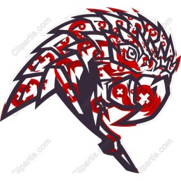 Fierce Tribal Hawk