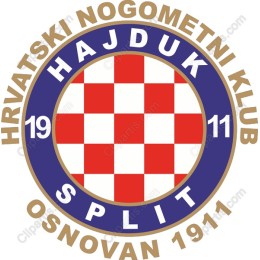 Hajduk Split Iconic Football Club Logo