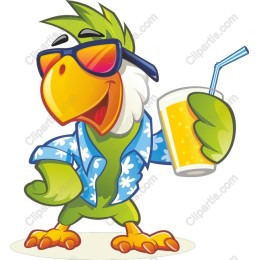 Tropical Parrot - Summer Fun