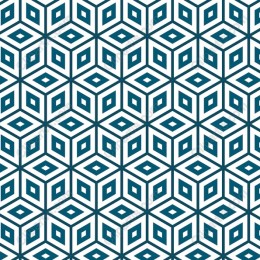 Geometric Cube Pattern