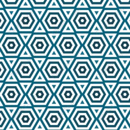 Geometric Hexagonal Pattern