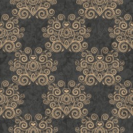 Vintage Elegance Gold Pattern