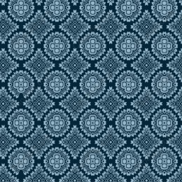 Elegant Blue Floral Pattern