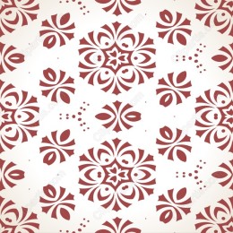 Elegant Red Floral Pattern