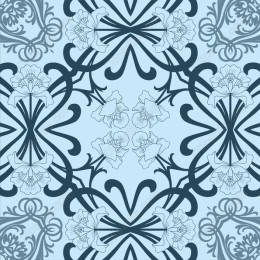 Elegant Floral Pattern in and