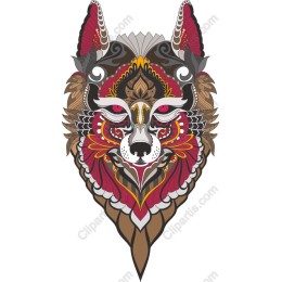 Majestic Tribal Wolf