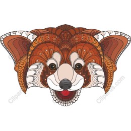 Vibrant Red Panda
