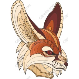 Stylized Fox Head