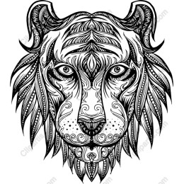 Majestic Tiger Head