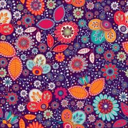 Vibrant Floral Pattern