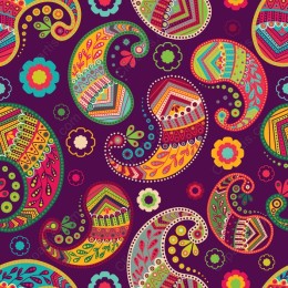 Vibrant Paisley Pattern