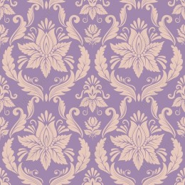 Elegant Floral Damask Pattern