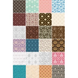 Vintage Floral Patterns Set