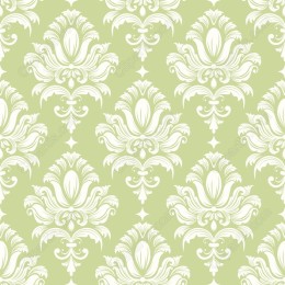 Exquisite Floral Damask Pattern