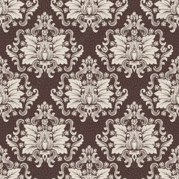 Elegant Brown Floral Pattern