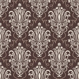 Elegant Floral Damask Pattern