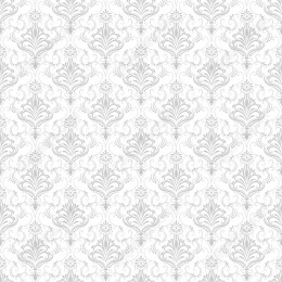 Elegant Gray Damask Pattern
