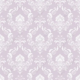 Lavender Floral Damask Pattern