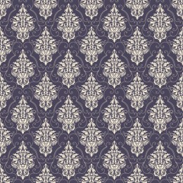 Elegant Vintage Floral Damask Pattern