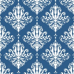 Elegant Floral Damask Pattern