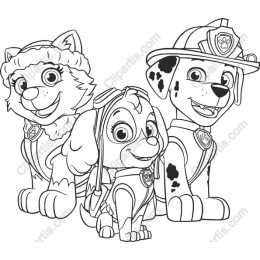 Coloring Fun with Heroic Canine Characters