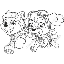 Playful Puppy Adventure Drawing