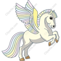 Rainbow Winged Pegasus