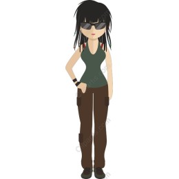 Confident Urban Woman