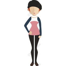 Chic Female Character