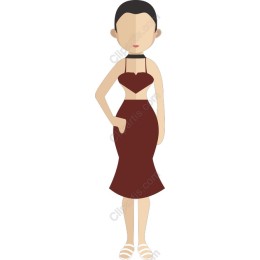 Chic Burgundy Dress
