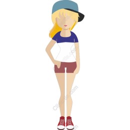 Trendy Young Woman