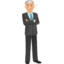 Confident Elderly Businessman