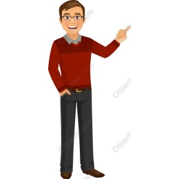 Cheerful Male Character