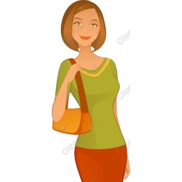Trendy Fashionable Woman